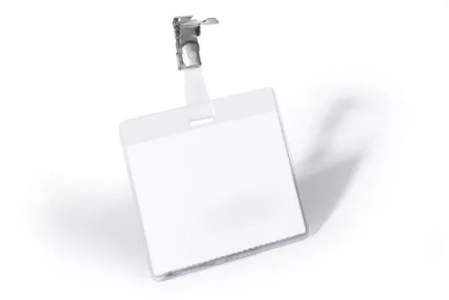 Névkitűző, csíptetővel, 60x90mm, DURABLE (DB800319)