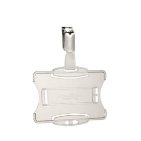   Azonosítókártya-tartó, akril, nyitott, csíptetővel, DURABLE (DB811819)