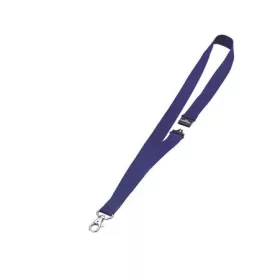   Azonosítókártya-tartó, nyakba akasztható, biztonsági csattal, DURABLE, kék (DB813707)
