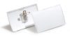 Névkitűző, csíptetővel és tűvel, PP, 40x75 mm, DURABLE CLICK FOLD (DB821119)