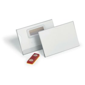   Névkitűző, mágnessel, elfordulásgátlóval, 90x54 mm, DURABLE (DB824419)