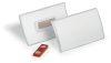 Névkitűző, mágnessel, elfordulásgátlóval, 90x54 mm, DURABLE CLICK FOLD (DB826019)