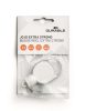 Azonosítókártya-tartó, kihúzható, patentos, DURABLE Extra strong, fehér (DB832902)
