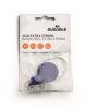 Azonosítókártya-tartó, kihúzható, patentos, DURABLE Extra strong, sötétkék (DB832907)