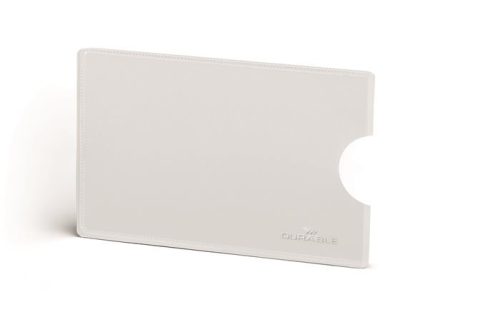 Bankkártyatartó, 1 db-os, RFID védelemmel, DURABLE, áttetsző (DB890319)