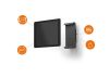 Tablet tartó, fali, DURABLE (DB893323)