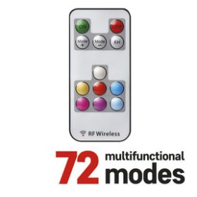   LED karácsonyi fényfüzér, 16 m, kültéri és beltéri, RGB, távirányító, programok, időzítő