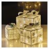 LED díszes ajándékok, 3 méret, beltéri, meleg fehér
