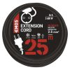 Emos lengőkábel 25 m / 1 aljzat / IP44 / fekete / gumi-neoprén / 250 V / 2,5 mm2