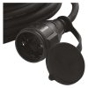 Emos lengőkábel 25 m / 1 aljzat / IP44 / fekete / gumi-neoprén / 250 V / 2,5 mm2