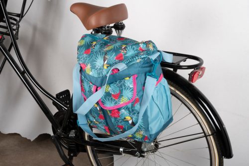 DUNLOP kerékpár és válltáska, zippzáros, 20L, 34x16x42 cm