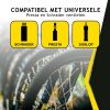 DUNLOP álló nyomásmérős kerékpár pumpa, max 11bar, Presta- Dunlop és Schrader