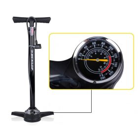   DUNLOP álló nyomásmérős kerékpár pumpa, max 12 bar, Presta- DUNLOP és Schrader