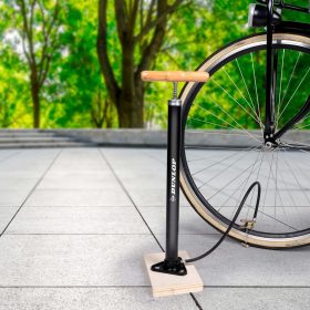   Dunlop retro kerékpár pumpa városi kerékpárokhoz, max 6 bar, Presta- Dunlop és Schrader