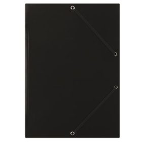 Gumis mappa, karton, A4, DONAU Standard, fekete (DFEP011G)