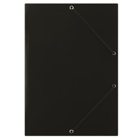 Gumis mappa, karton, A4, DONAU Standard, fekete (DFEP011G)