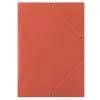 Gumis mappa, karton, A4, DONAU Standard, piros (DFEP041G)
