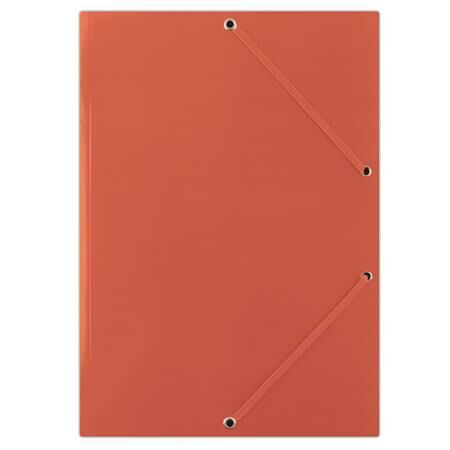 Gumis mappa, karton, A4, DONAU Standard, piros (DFEP041G)