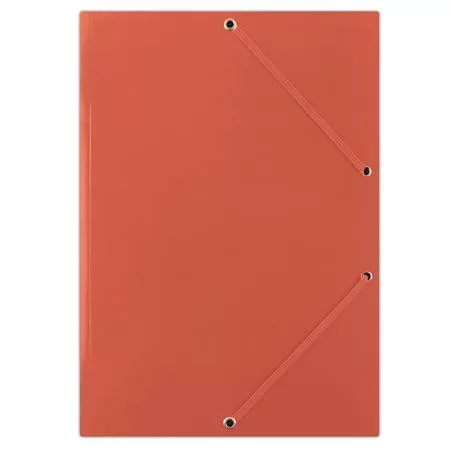 Gumis mappa, karton, A4, DONAU Standard, piros (DFEP041G)