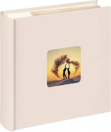 Fotóalbum, 200 fotó, 10x15 cm, Walther Fun Wedding, krémfehér (DKFOA03)