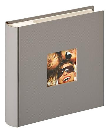Fotóalbum, 200 fotó, 10x15 cm, Walther Fun, szürke (DKFOA05)
