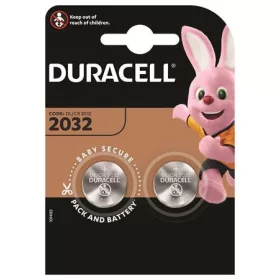 Gombelem, CR2032, 2 db, DURACELL (DUEL20322)