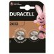 Gombelem, CR2032, 2 db, DURACELL (DUEL20322)