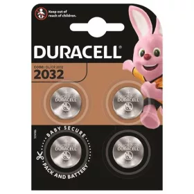 Gombelem, CR2032, 4 db, DURACELL (DUEL20324)