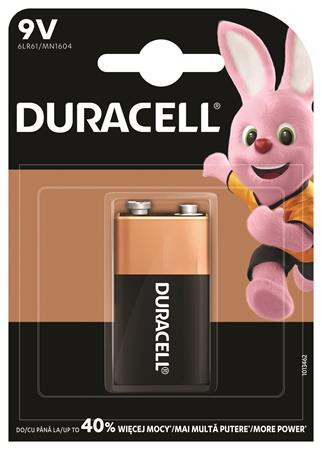 Elem, 9V, 1 db, DURACELL Basic (DUEL9V)