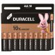 Elem, AA ceruza, 18 db, DURACELL Basic (DUELAA18)