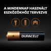 Elem, AAA mikro, 4 db, DURACELL Basic (DUELAAADL4)