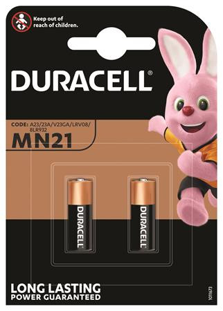 Speciális elem, MN21, 2 db, DURACELL (DUELMN21)