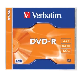   DVD-R lemez, AZO, 4,7GB, 16x, 1 db, normál tok, VERBATIM (DVDV-16)