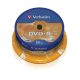 DVD-R lemez, AZO, 4,7GB, 16x, 25 db, hengeren, VERBATIM (DVDV-16B25)