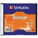 DVD-R lemez, AZO, 4,7GB, 16x, 1 db, vékony tok, VERBATIM (DVDV-16V1)