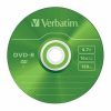 DVD-R lemez, színes felület, AZO, 4,7GB, 16x, 5 db, vékony tok, VERBATIM (DVDV-16V5S)