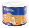 DVD-R lemez, 4,7GB, 16x, 50 db, zsugor csomagolás, VERBATIM (DVDV-16Z50)