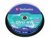 DVD-RW lemez, újraírható, 4,7GB, 4x, 10 db, hengeren, VERBATIM (DVDVU-4B10)