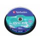 DVD-RW lemez, újraírható, 4,7GB, 4x, 10 db, hengeren, VERBATIM (DVDVU-4B10)