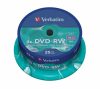 DVD-RW lemez, újraírható, 4,7GB, 4x, 25 db, hengeren, VERBATIM (DVDVU-4B25)