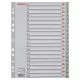 Regiszter, műanyag, A4, 1-20, ESSELTE, szürke (E100107)