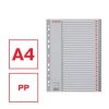 Regiszter, műanyag, A4, 1-31, ESSELTE, szürke (E100108)