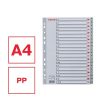 Regiszter, műanyag, A4, A-Z, ESSELTE, szürke (E100112)