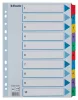 Regiszter, karton, A4, 1-10, ESSELTE Mylar (E100161)