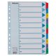 Regiszter, karton, A4, 1-10, ESSELTE Mylar (E100161)