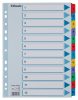 Regiszter, karton, A4, 1-12, ESSELTE Mylar (E100162)