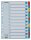 Regiszter, karton, A4, 1-12, ESSELTE Mylar (E100162)