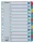 Regiszter, karton, A4, 1-12, ESSELTE Mylar (E100162)