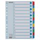 Regiszter, karton, A4, 1-12, ESSELTE Mylar (E100162)