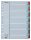 Regiszter, karton, A4, 1-31, ESSELTE Mylar (E100164)